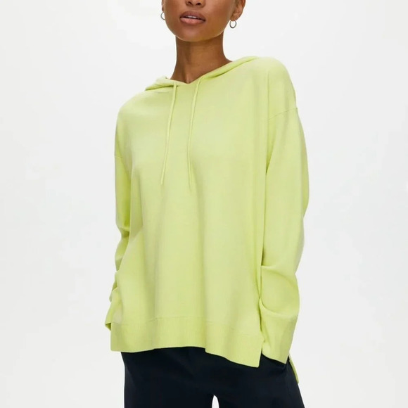 Aritzia Babaton The Group Pegasus Relaxed Hoodie Sunlight Lime - Picture 1 of 10